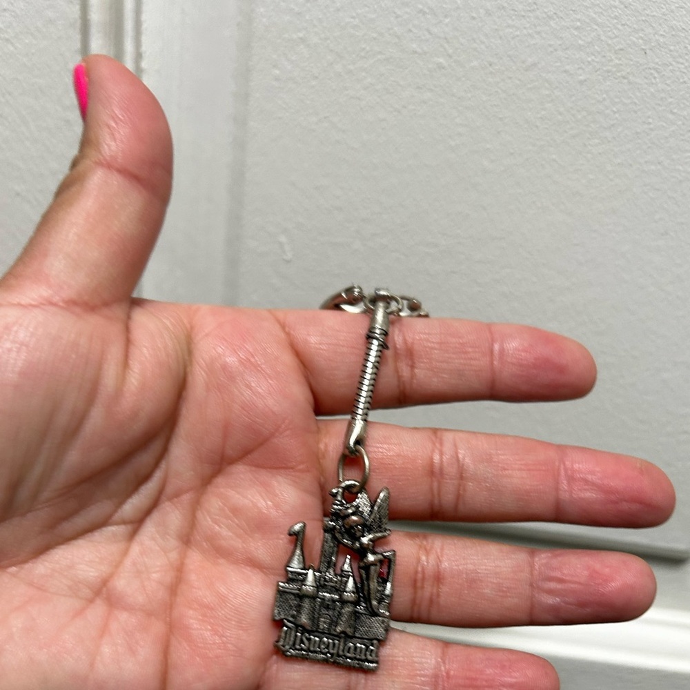 Vintage Disneyland Tinker Bell Castle Key Chain
